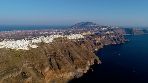 Santorini From Above - Clip 4