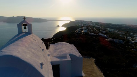 Santorini From Above - Clip 6
