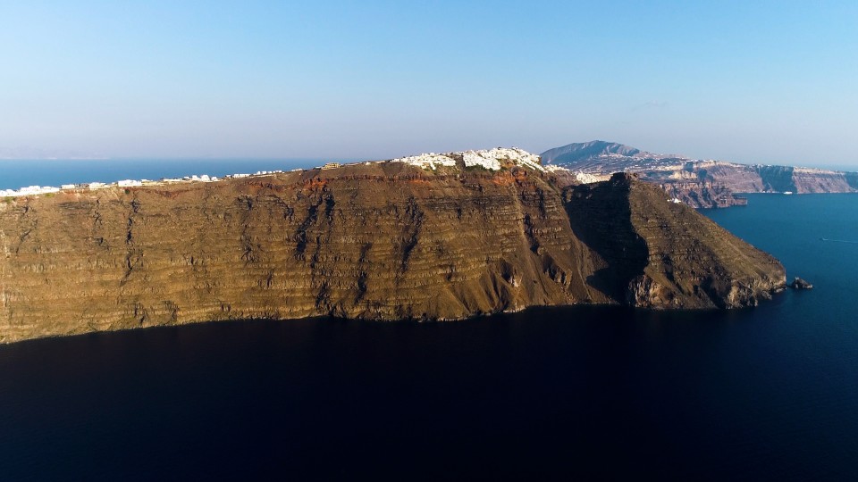 Santorini From Above - Clip 9