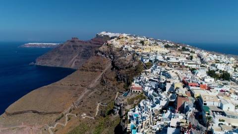 Santorini From Above - Clip 12