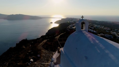 Santorini From Above - Clip 32