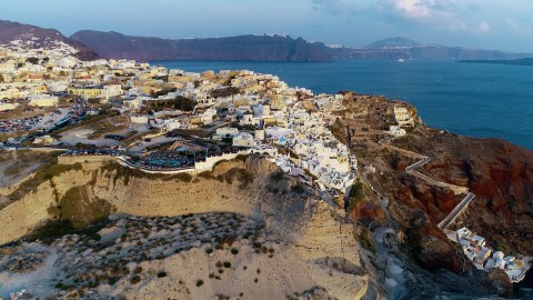 Santorini From Above - Clip 42