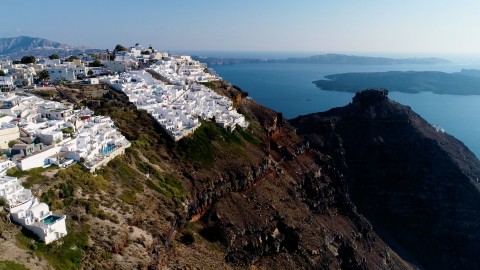 Santorini From Above - Clip 51