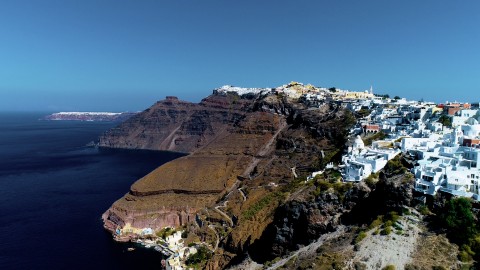 Santorini From Above - Clip 54