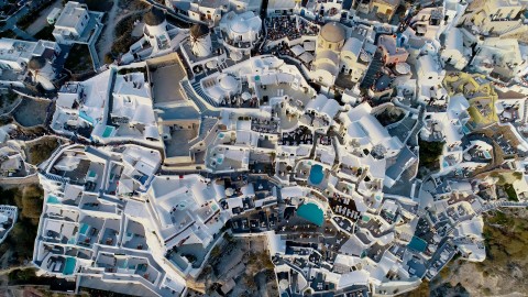 Santorini From Above - Clip 57