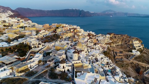 Santorini From Above - Clip 72