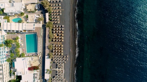 Santorini From Above - Clip 75