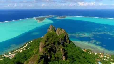 Aerial French Polynesia - Clip 3