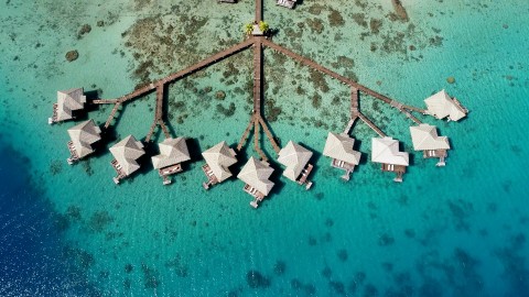 Aerial French Polynesia - Clip 5