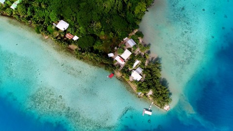 Aerial French Polynesia - Clip 100