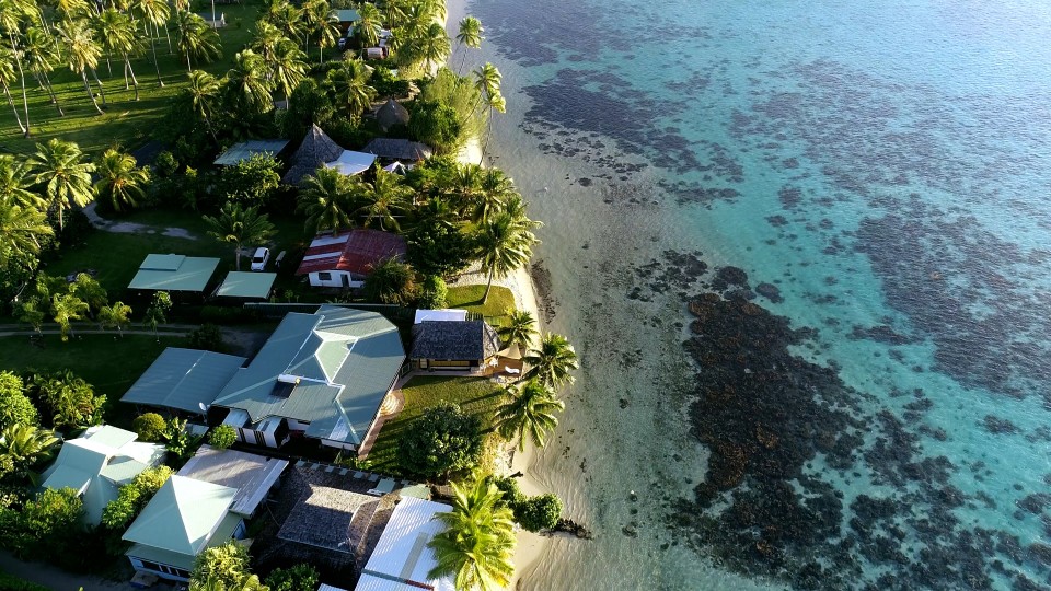 Aerial French Polynesia - Clip 197