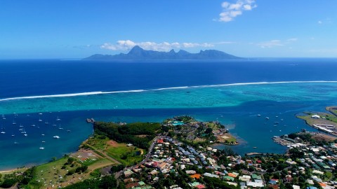 Aerial French Polynesia - Clip 212