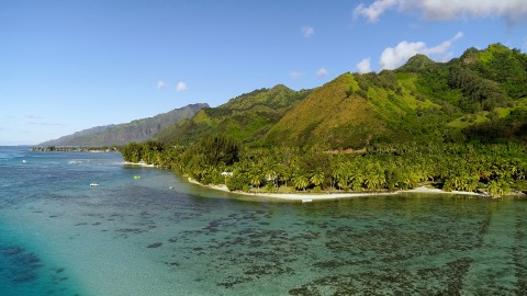 Aerial French Polynesia - Clip 213