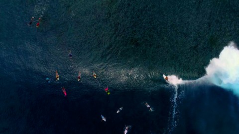 Aerial French Polynesia - Clip 233