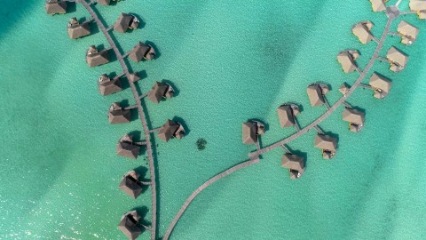 Aerial French Polynesia - Clip 239